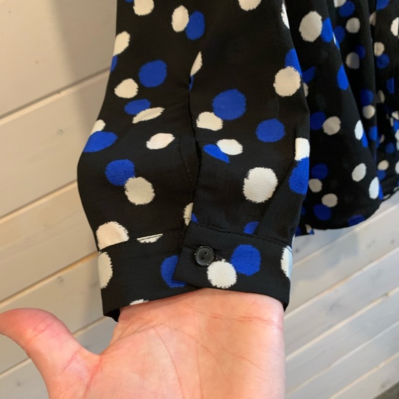 Mandee | Plus Size Polka Dot Blouse - Picture 3 of 6